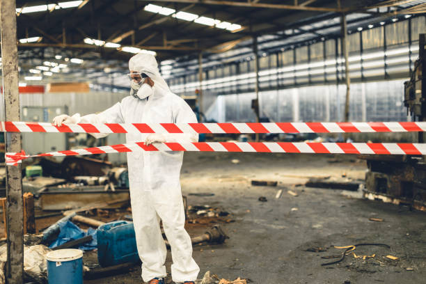 Professional Trauma Scene Cleanup technician working in Harvard, NE